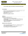 DS12 Check List & Cutting Tips - 8-1-2009